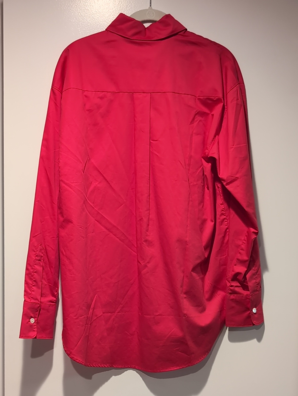 Red Button-Front Top - Picture 4 of 4